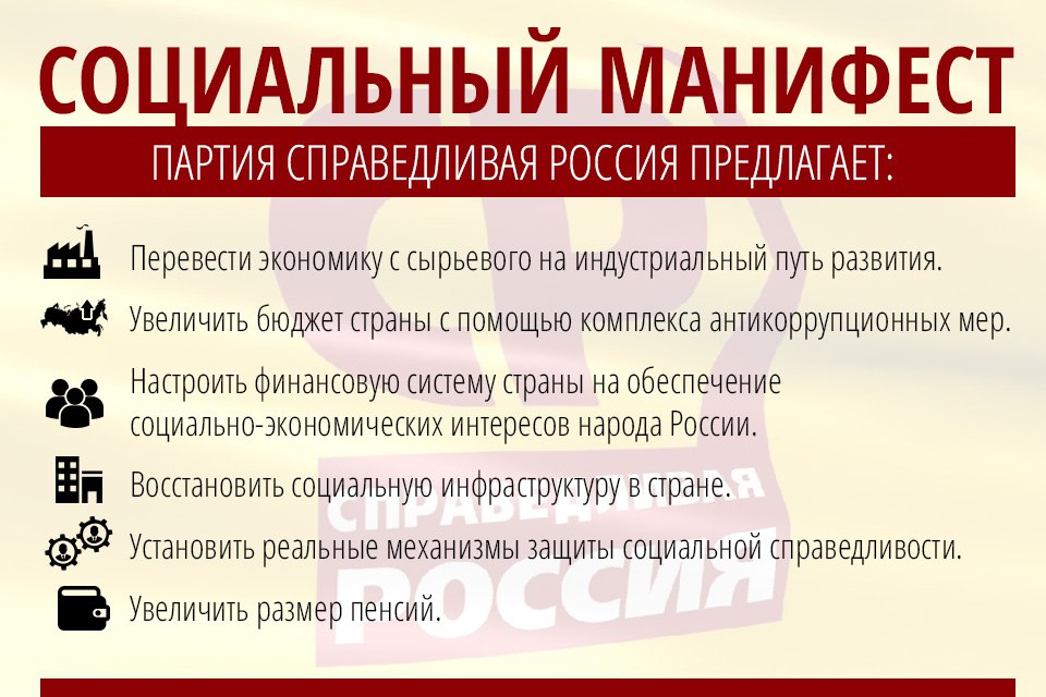 Как понять манифест. Социальный Манифест Справедливая Россия. Социальный Манифест партии. Манифест пример. Социальная политика партии Справедливая Россия.